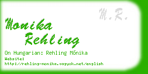 monika rehling business card